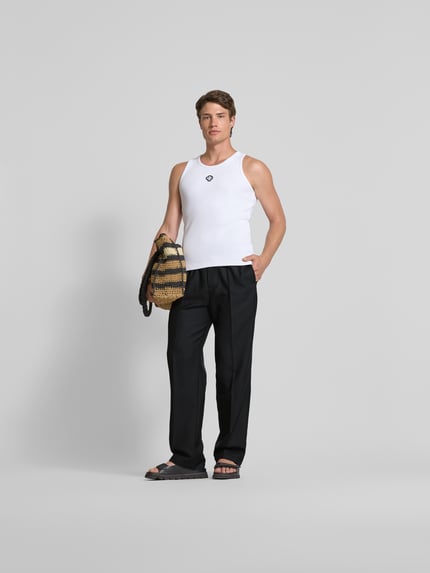 ISNURH Jogpants met elastische band Zwart - 1