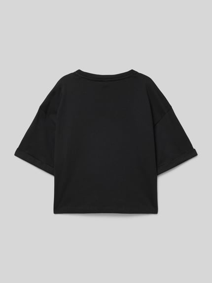 Champion T-Shirt mit Logo-Print Black 3