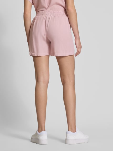 PIECES Regular Fit Shorts aus Viskose-Leinen-Mix Modell 'PIA' Rosa 5