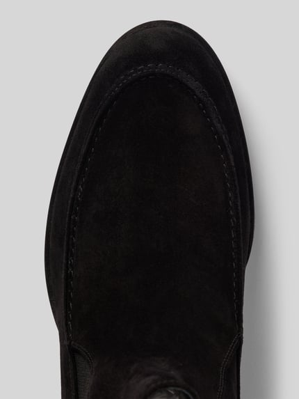 Högl Chelsea boots van echt leer, model 'Velour' Zwart - 3