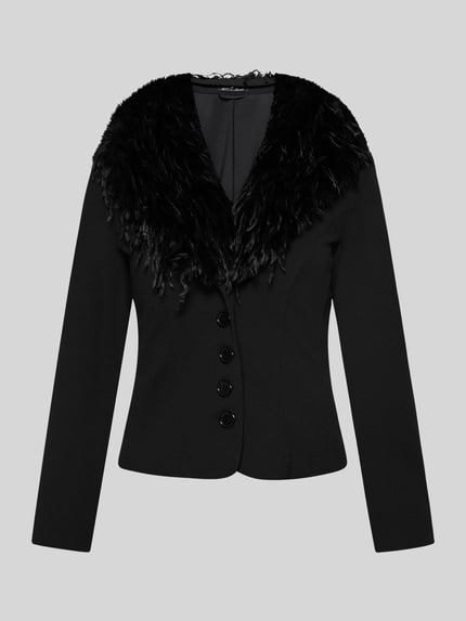Betty Barclay Regular Fit Kurzblazer mit Federnkragen Black 2