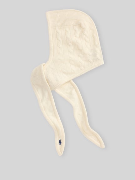 Polo Ralph Lauren Muts van mix van wol en kasjmier Offwhite - 3