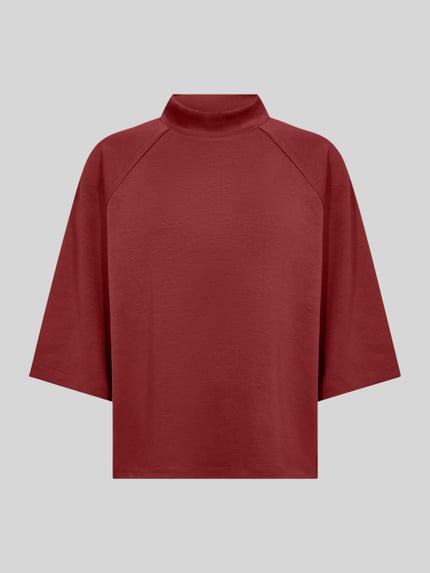 Soyaconcept Loose Fit Sweatshirt aus Modal-Mix Modell 'BANU' Bordeaux 2