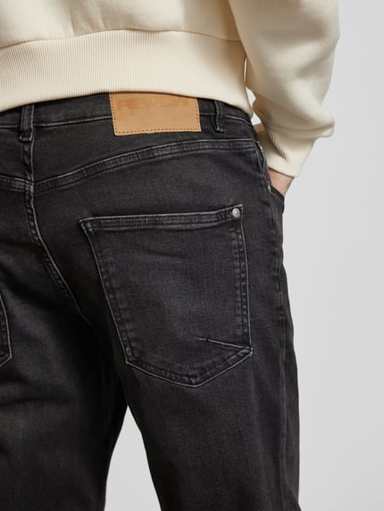 REVIEW Essentials slim fit jeans Zwart - 3