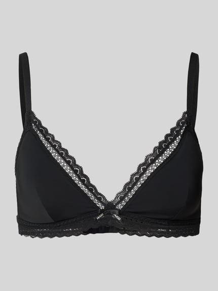 HUGO BH mit Spitzenbesatz Modell 'UNIQUE' Black 1