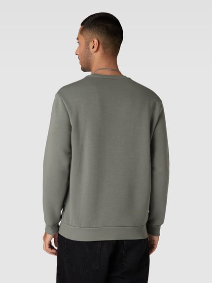 ONLY & SONS Regular Fit Sweatshirt aus Baumwoll-Mix Modell 'CERES' Hellgrau 5