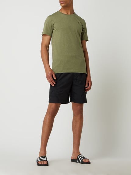 G-Star RAW Regular fit t-shirt van puur katoen Olijfgroen gemêleerd - 1