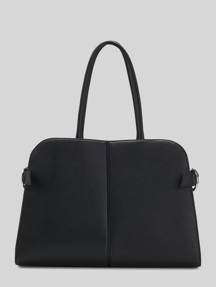 BOSS Shopper aus echtem Leder mit Logo-Prägung Modell 'CLARICE TOTE' Black 4