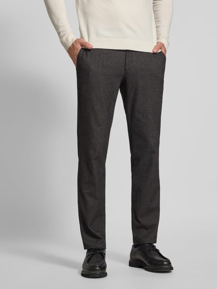 Brax Slim Fit Hose mit Gesäßtaschen Modell 'Fabio' Graphit 4