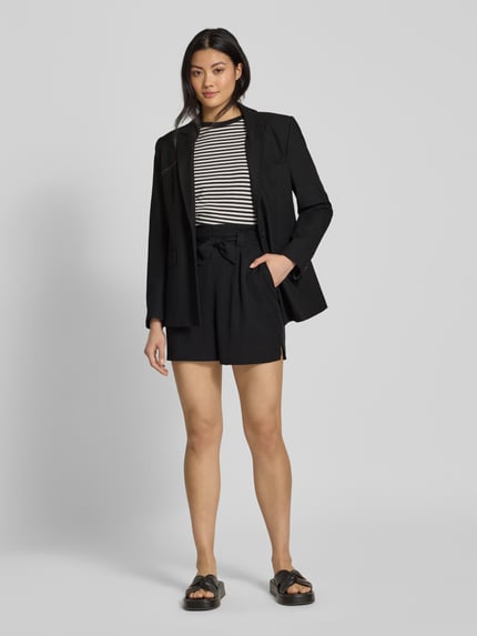 Tom Tailor Denim Regular Fit Shorts mit Bindegürtel Black 1