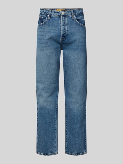 ONLY & SONS Regular Fit Jeans aus Baumwoll-Woll-Mix Modell 'YOKE' Jeansblau 2