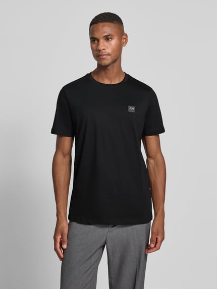 Antony Morato T-shirt met labeldetail Zwart - 4