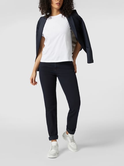 ANGELS Bootcut jeans met contrastnaden, model 'DOLLY' Donkerblauw - 1