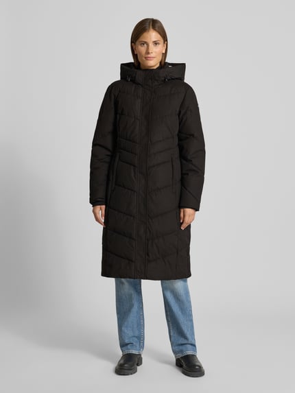 G.I.G.A. DX Regular Fit Steppmantel mit Kapuze Black 4