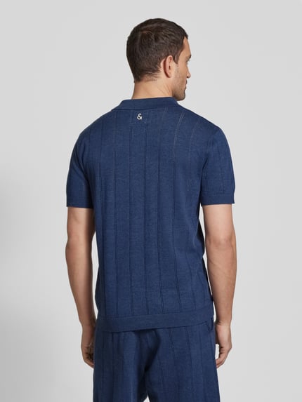 Colours & Sons Regular fit vrijetijdsoverhemd met halflange mouwen Marineblauw - 5