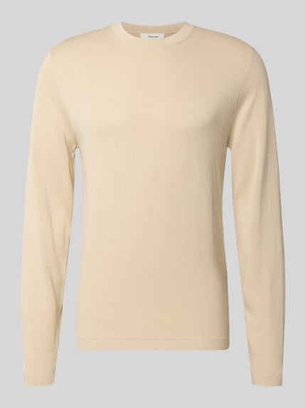 Regular Fit Strickpullover aus reiner Baumwolle 'RAVI' Shop The Look MANNEQUINE