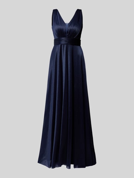 TROYDEN COLLECTION Abendkleid mit Herz-Ausschnitt Marine 2