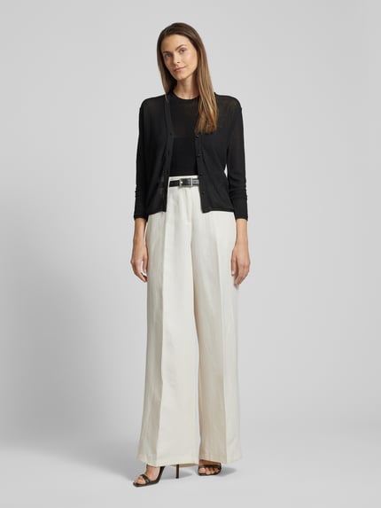 Max Mara Studio Pullunder mit Rundhalsausschnitt Modell 'ORVIETO' Black 1