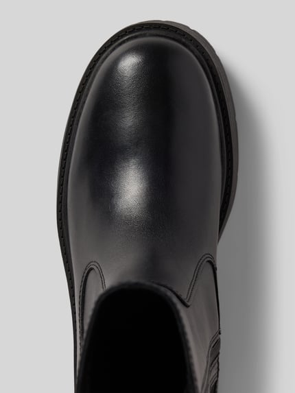 Geox Chelsea Boots aus Leder mit Plateausohle Modell 'SPHERICA' Black 3