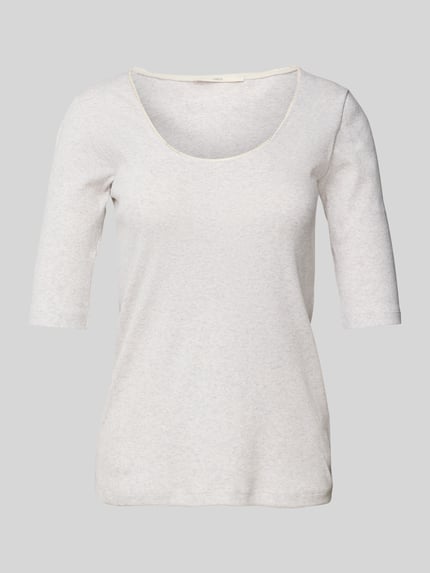 Lanius T-shirt met ronde hals Lichtgrijs gemêleerd - 2