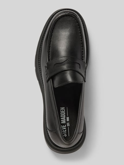 Steve Madden Lederloafer mit Schaftbrücke Modell 'RAIDEN' Black 3