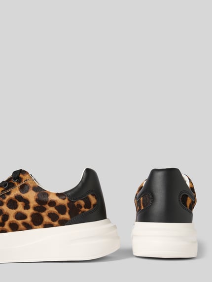GUESS Sneakersy ze sznurowaniem model ‘ELBINA8’ Camel 2