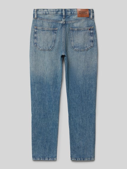 Tommy Hilfiger Teens Straight fit jeans van puur katoen Blauw - 3