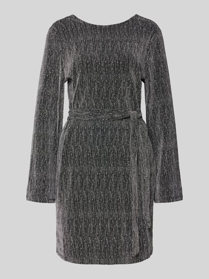 PIECES Minikleid mit Strasssteinbesatz Modell 'MAEVE' Black 2
