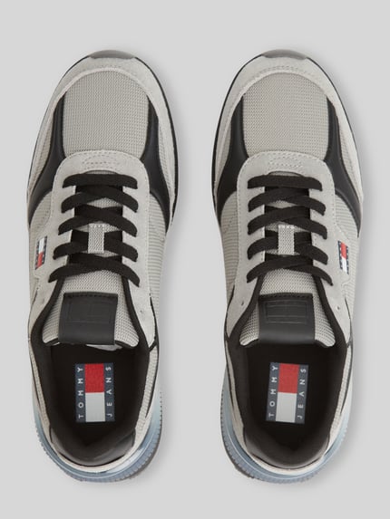 Tommy Jeans sneakersy z nadrukiem z logo Średnioszary 4
