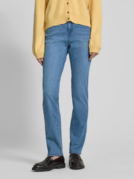 Brax Jeans in 5-pocketmodel, model 'Mary' Bleu - 4