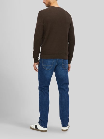 s.Oliver RED LABEL Regular Fit Pullover aus reiner Baumwolle Mittelbraun 4