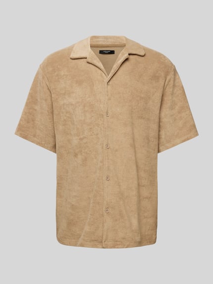 JACK & JONES Premium Freizeithemd mit Reverskragen Modell 'TERRY' Hellbraun 2