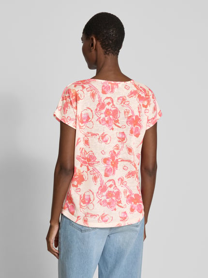 Christian Berg Woman T-shirt met ronde hals Lichtrood - 5