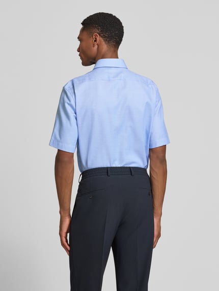 BOSS Regular Fit Businesshemd aus reiner Baumwolle Modell 'H-JOE-K-SH-C1-262' Bleu 5