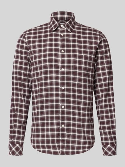 Samsøe Samsøe Regular Fit Freizeithemd mit Kentkragen Modell 'LIAM' Bordeaux 2