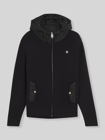 HUGO Sweatjacke mit Logo-Patch Modell 'Syloron' Black 2
