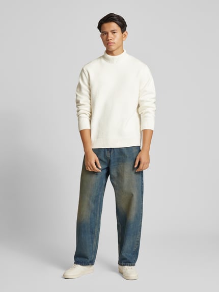 JACK & JONES Strickpullover mit Turtleneck Weiss 1