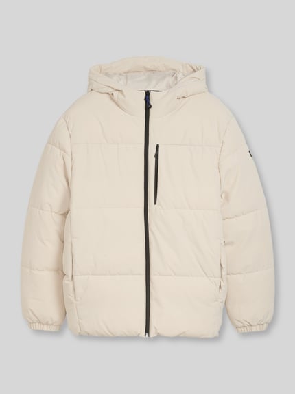 Tom Tailor Denim Steppjacke mit Brusttasche Beige 2