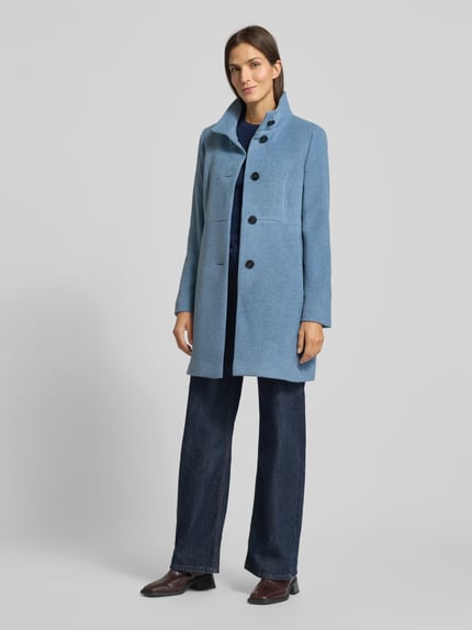 FUCHS SCHMITT Mantel mit Knopfleiste Hellblau 1