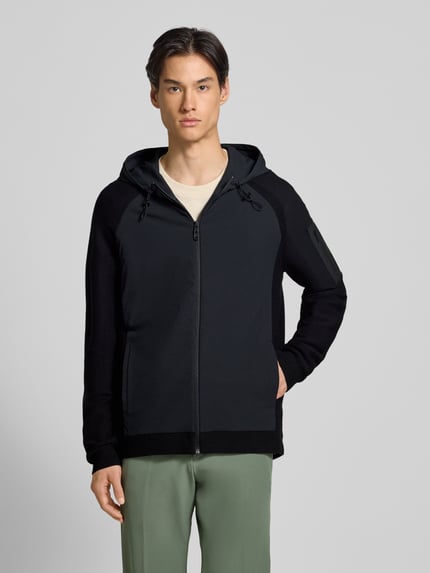 BOSS Green Regular Fit Sweatjacke aus Viskose-Mix Modell 'URBAN COMMUTER' Black 4