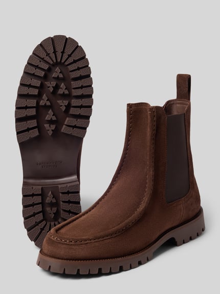Copenhagen Buty chelsea z profilowaną podeszwą Ciemnobrązowy 4