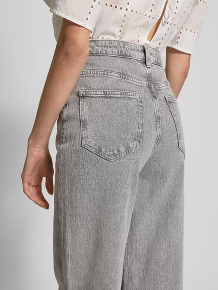 VILA Jeans met 5-pocketmodel, model 'FREYA' Lichtgrijs - 3