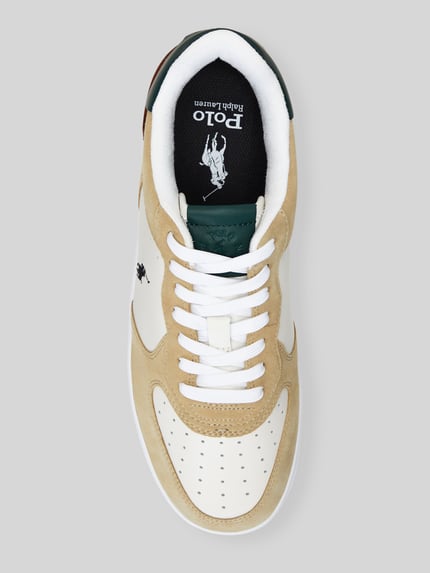 Polo Ralph Lauren sneakers van echt leer Beige - 3