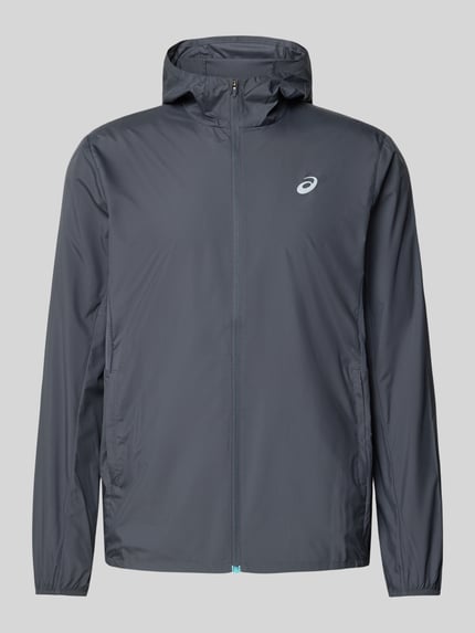 Windbreaker met logoprint en capuchon Shop The Look MANNEQUINE