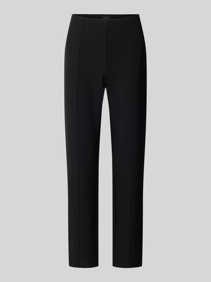 OPUS Schmale Hose mit Bügelfalte Modell 'Elvina night' Black 2