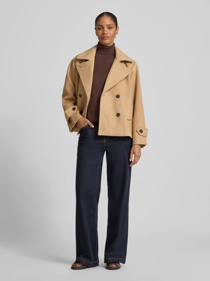Apricot Jacke mit Reverskragen Camel 1