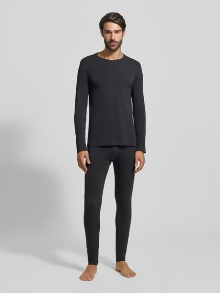 SCHIESSER Shirt met lange mouwen met stretchgehalte  Zwart - 1