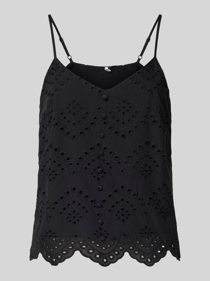 regular fit blousetop van puur katoen model 'VILDE' Shop The Look MANNEQUINE
