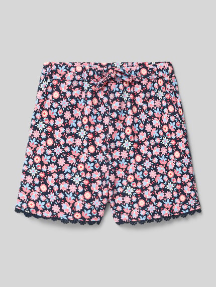 s.Oliver RED LABEL Regular Fit Shorts aus reiner Baumwolle Marine 1