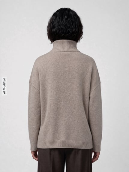 Weekend Max Mara Loose fit pullover van pure wol model 'BORGIA' Beige - 5